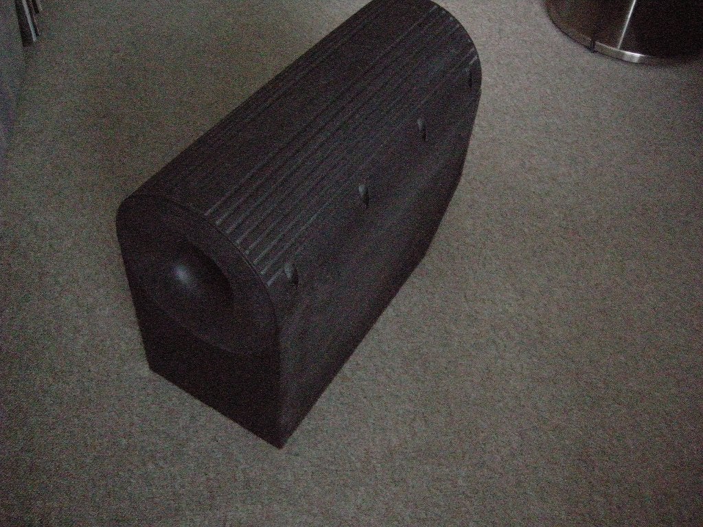 B & W Solid Rock subwoofer - zgan, Ophalen, Zo goed als nieuw, Subwoofer, Bowers & Wilkins (B&W)