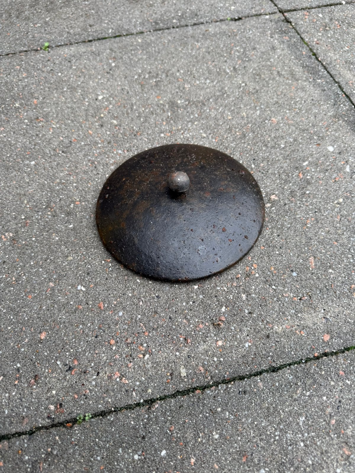 Tuinhaard tuinkachel kachel potkachel vuur deksel gietijzer, Tuin en Terras, Ophalen of Verzenden, Zo goed als nieuw