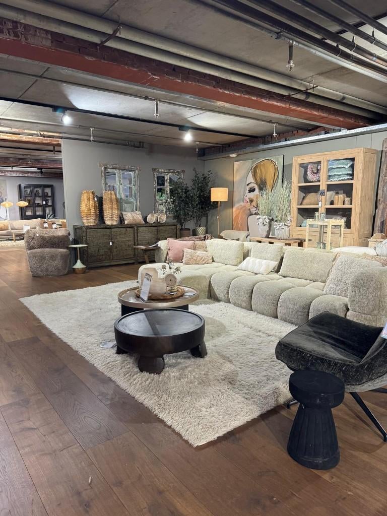 Vloerkleed Berber l Whoon | Purewood l van €3388 voor €1699, Ophalen, Gebruikt, Beige, 200 cm of meer
