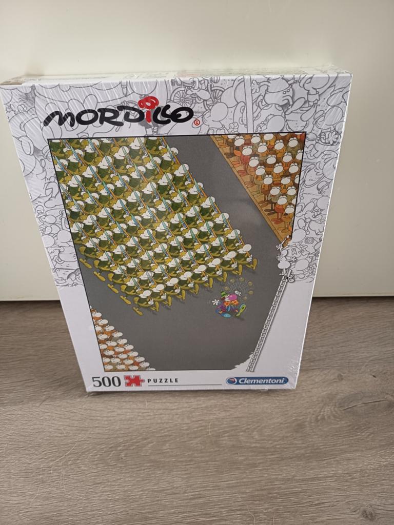 Mordillo Clementoni 500 stukjes puzzel, Hobby en Vrije tijd, Ophalen of Verzenden, Minder dan 500 stukjes, Nieuw, Legpuzzel