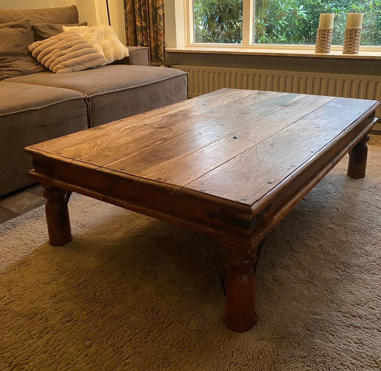 Salontafel in goede staat!, Huis en Inrichting, Tafels | Salontafels, Ophalen, Overige materialen, Gebruikt, 100 tot 150 cm