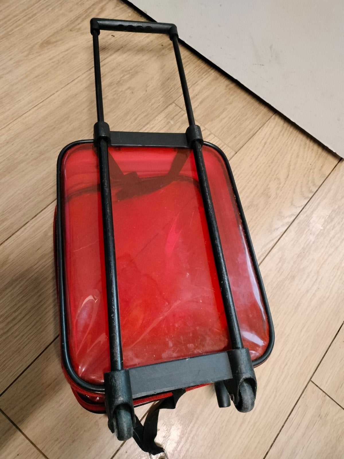 koffer kind, Ophalen