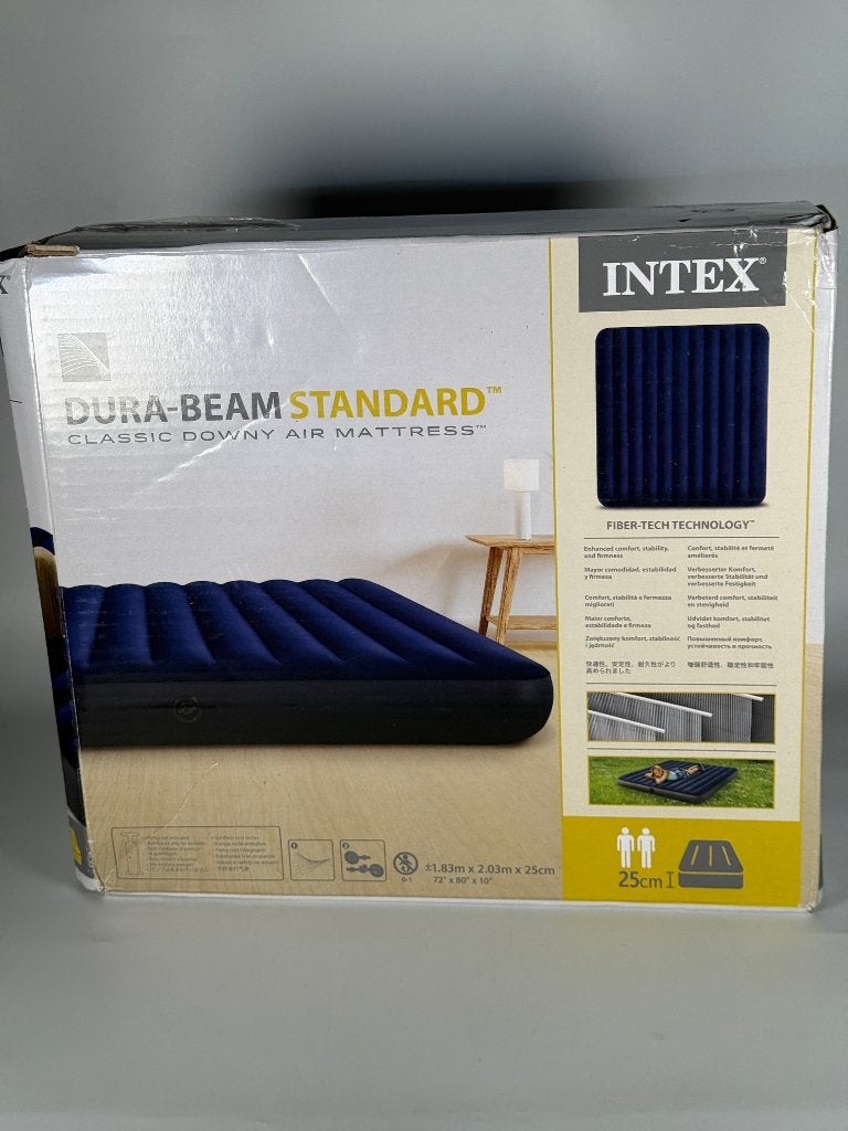 Intex Dura-Beam Standard Classic 183 x 203 x 25 cm, Verzenden, Zo goed als nieuw, 2-persoons