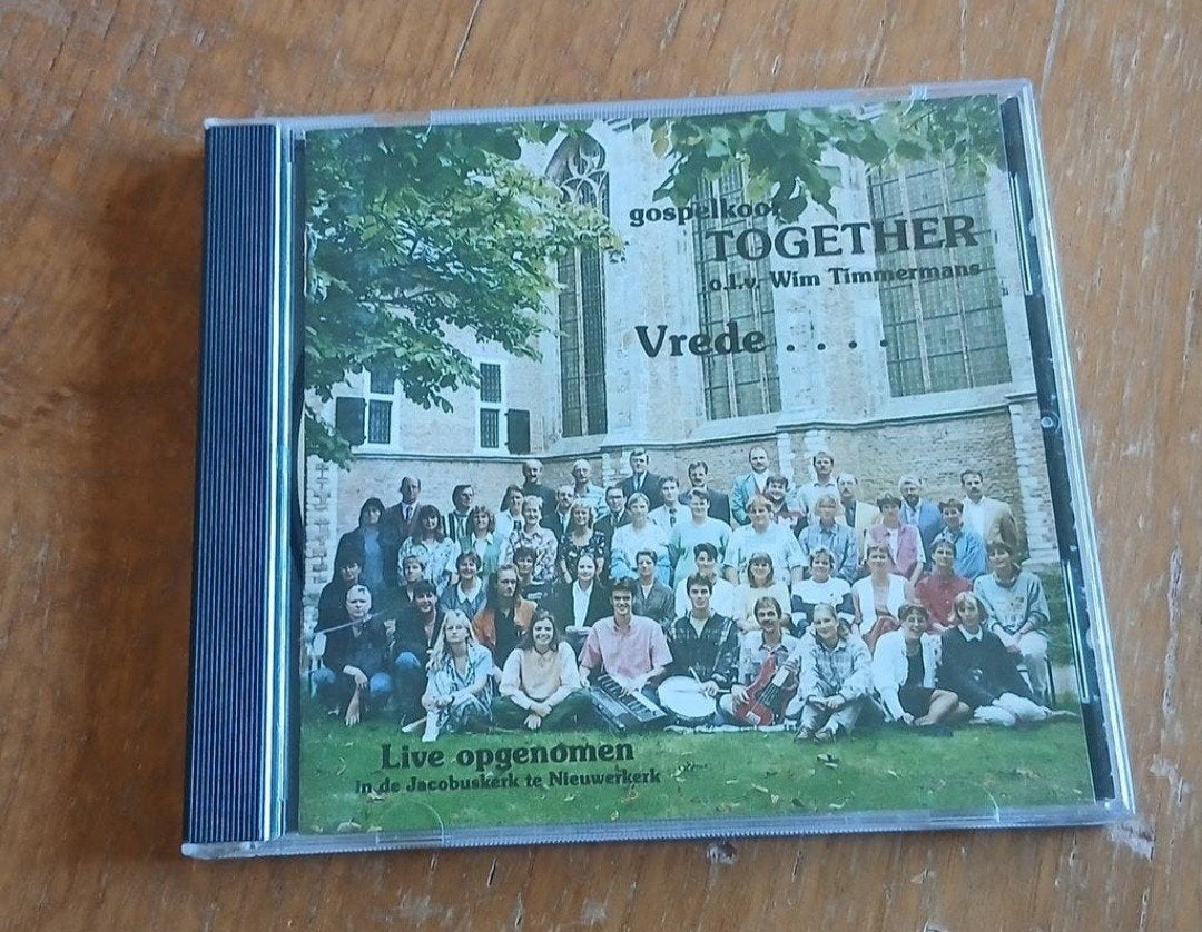 Gospelkoor Together - Vrede... Live opgenomen CD, Ophalen of Verzenden, Zo goed als nieuw, Gospel, Album