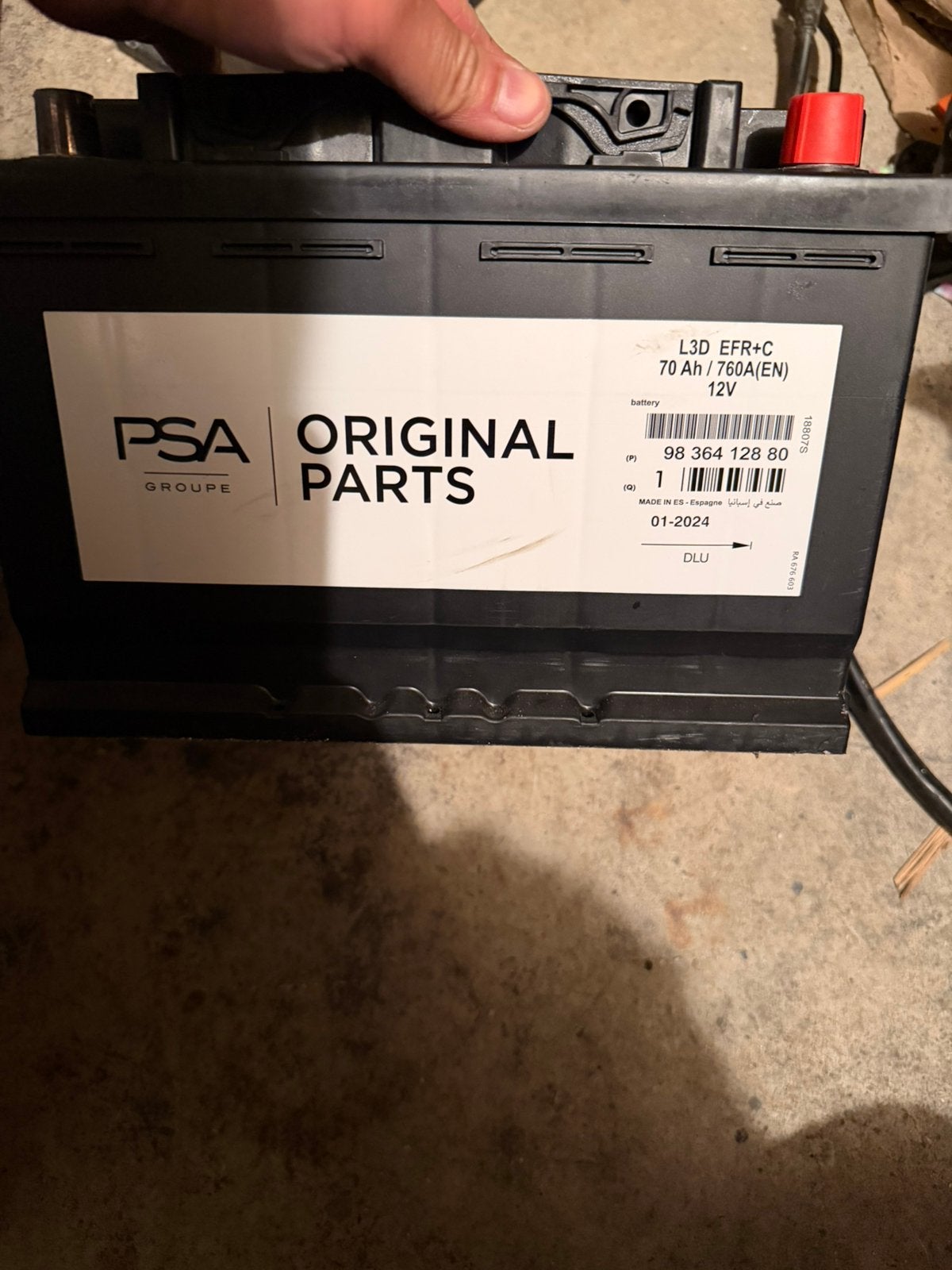 Accu 70ah/760A 12V, Ophalen, Nieuw