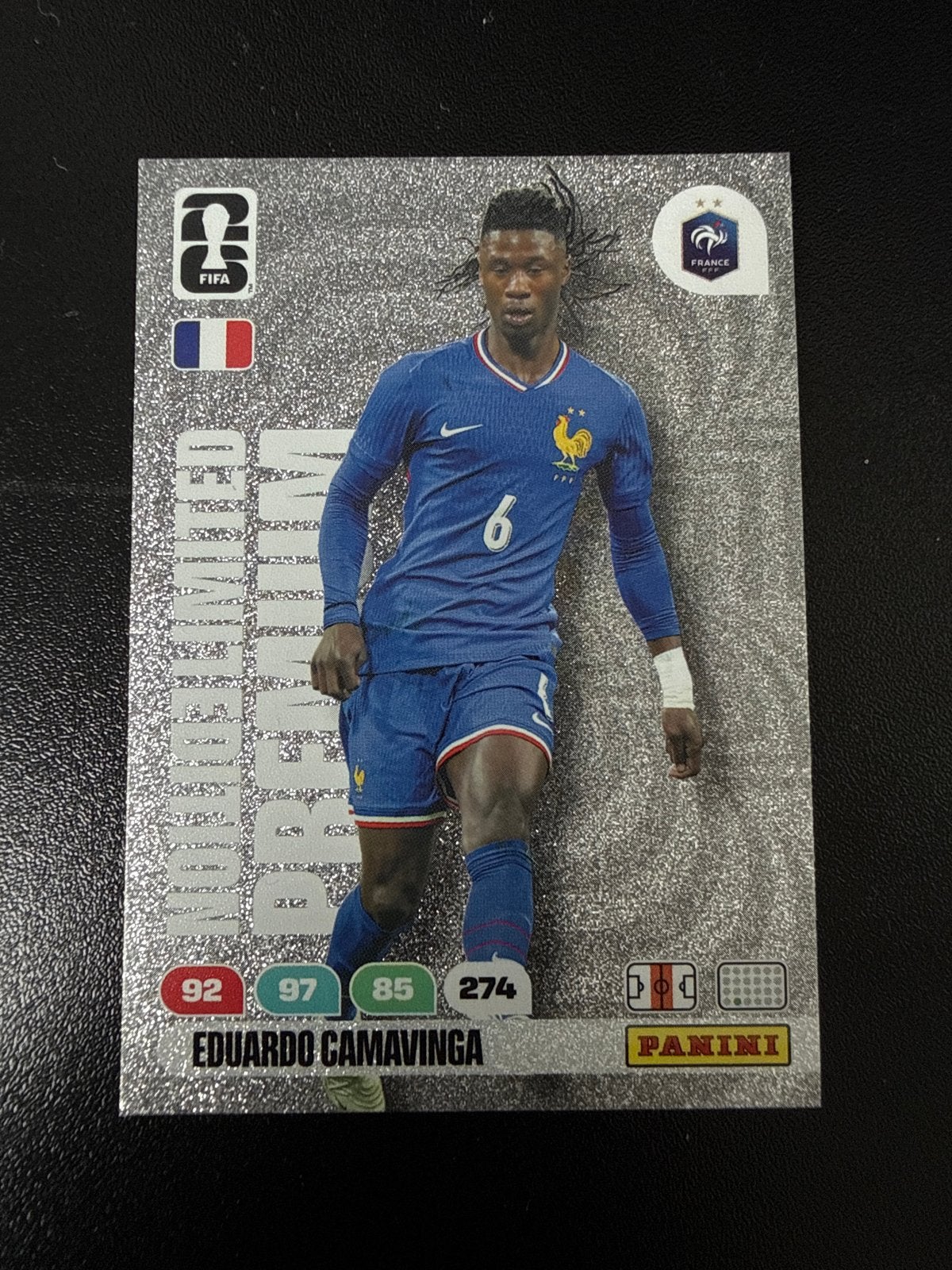 Eduardo Camavinga Adrenalyn XL FIFA World Cup 2026, Verzamelen, Sportartikelen en Voetbal, Ophalen of Verzenden, Nieuw, Buitenlandse clubs