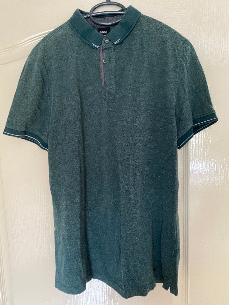 Poloshirt van Hugo Boss, Kleding | Heren, Polo's, Ophalen of Verzenden, Hugo Boss, Gedragen, Groen