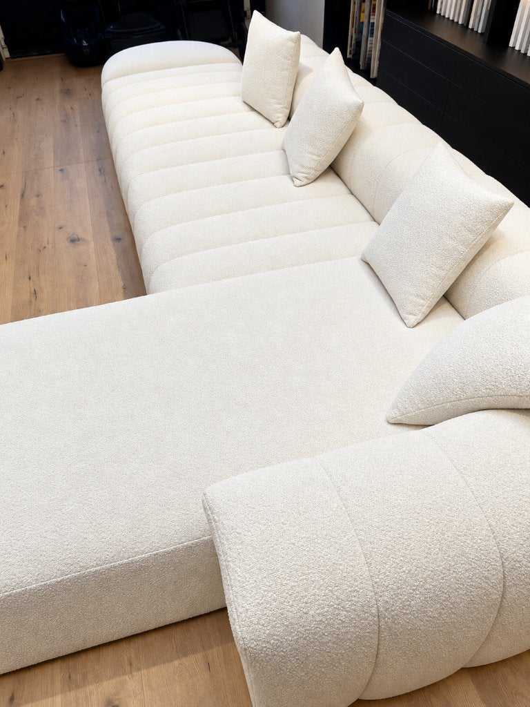 Bank, 100 tot 125 cm, Modern, minimalistisch, luxe design, Ophalen of Verzenden, Stof