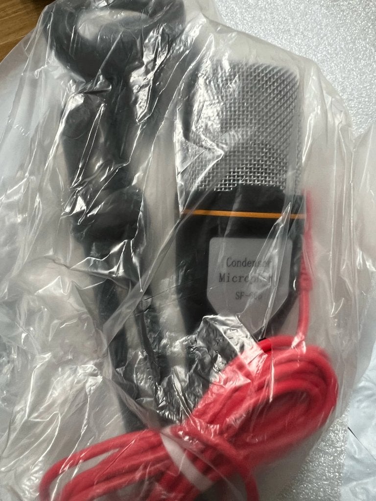 Condensator Microfoon Studio Zang Skype Mic Met Standaard PC, Muziek en Instrumenten, Microfoons, Verzenden, Nieuw, Studiomicrofoon