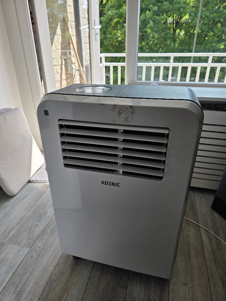 Mobiele airco merk koenic (met slang), Ophalen, Gebruikt, Minder dan 60 m³, 3 snelheden of meer