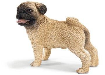 Schleich 16381 mops hond, dierfiguur, Ophalen of Verzenden, Zo goed als nieuw, Hond of Kat, Beeldje of Figuurtje