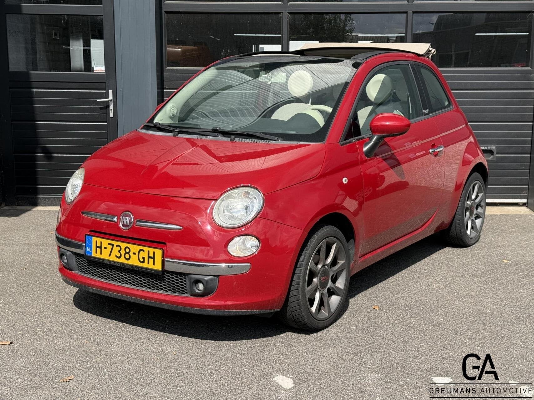 Fiat 500 C 1.2 Lounge, Auto's, Euro 5, Stof, Gebruikt, 4 cilinders