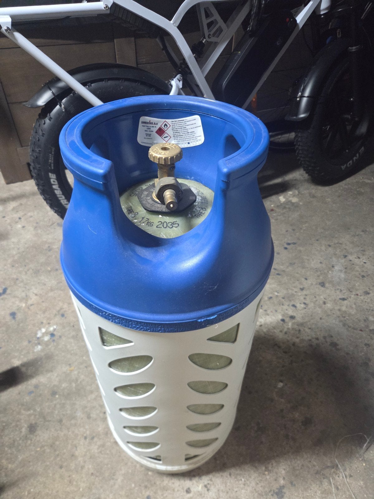 nieuwe volle gasfles 17kg tot 2035!!!!!!!!!, Ophalen, Nieuw