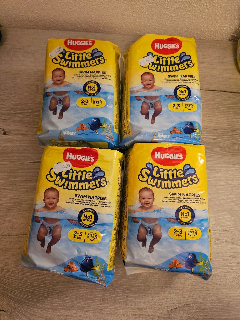Zwemluiers maat 2-3, Kinderen en Baby's, Ophalen of Verzenden, Nieuw, Jongetje of Meisje, Zwemluier