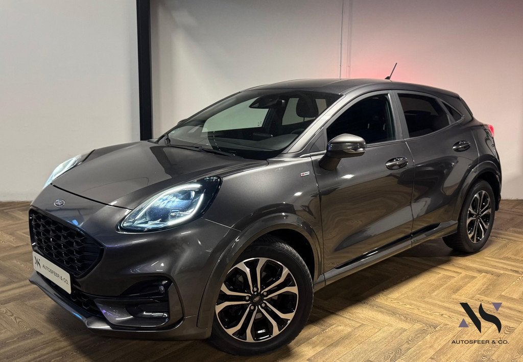 Ford Puma 1.0 EcoBoost Hybrid ST-Line ACC PDC KEYLESS', Auto's, Zwart, 1226 kg, Origineel Nederlands, Bedrijf