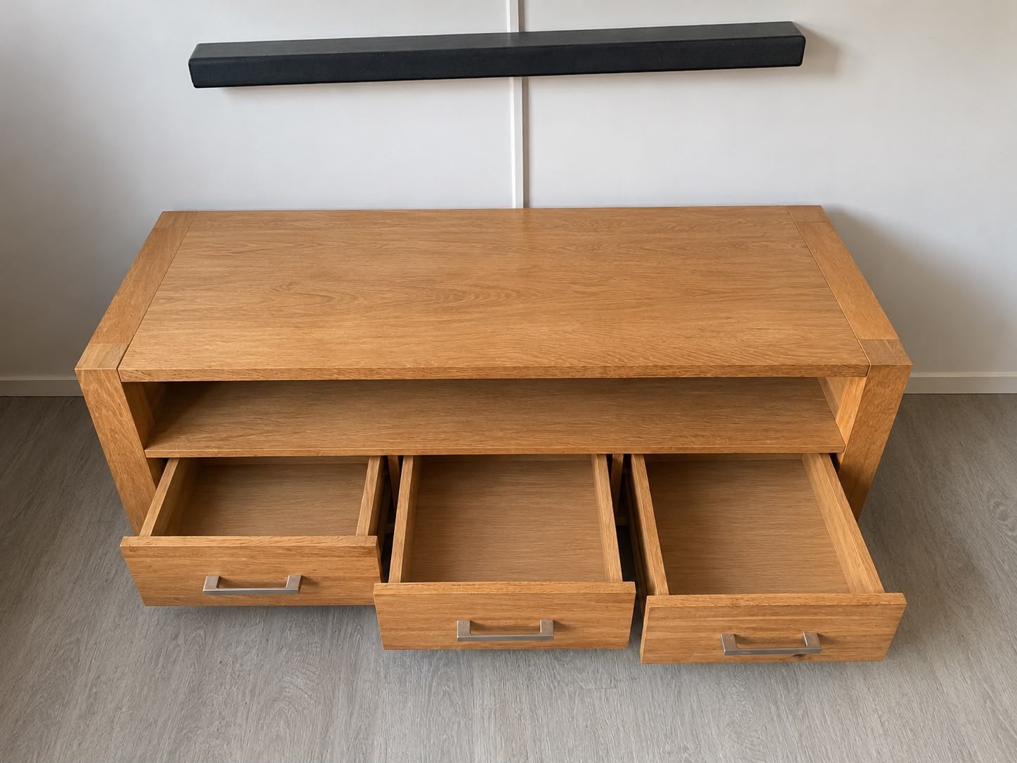 Tv kast, Ophalen, 100 tot 150 cm, Zo goed als nieuw, Minder dan 100 cm
