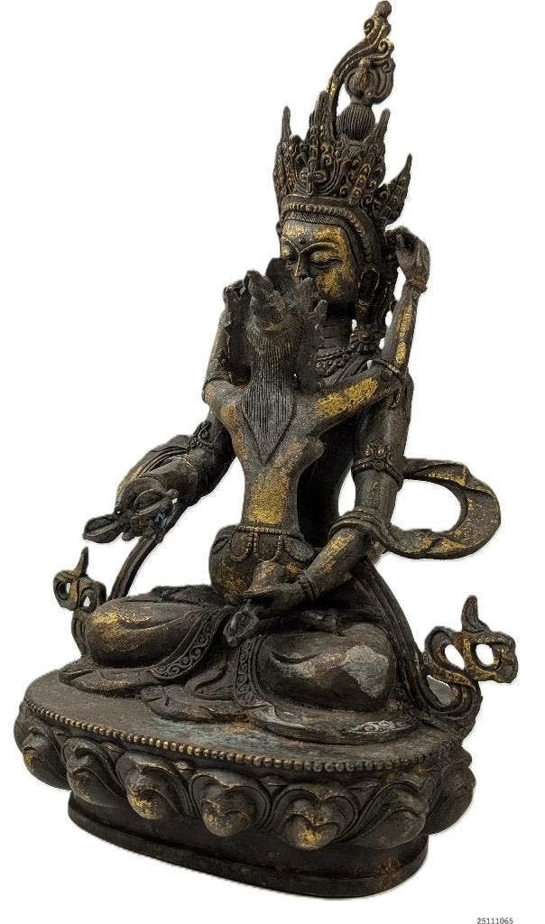 Bronzen tantrisch boeddhistisch beeld in Yab Yum, Ophalen