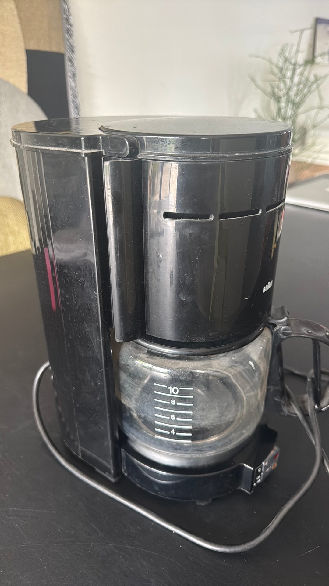 Braun koffiezetapparaat, Witgoed en Apparatuur, Koffiezetapparaten, Gebruikt, Koffiemachine, Gemalen koffie, Ophalen of Verzenden