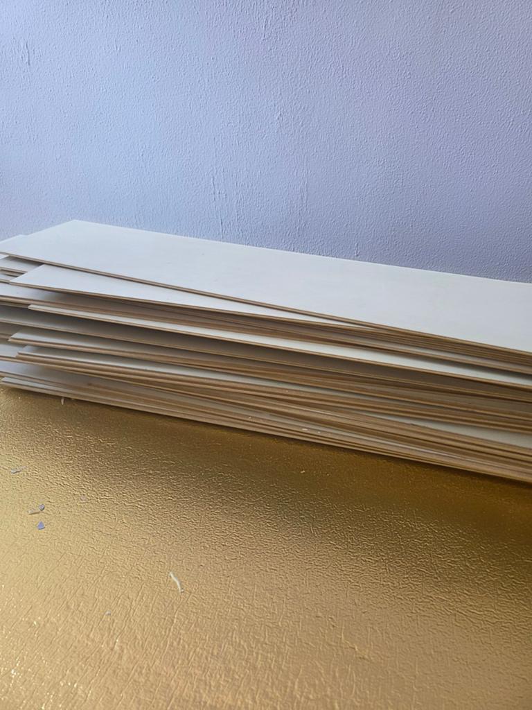 Gratis wit laminaat - ongeveer 9 m2, Ophalen of Verzenden, Gebruikt, Plank
