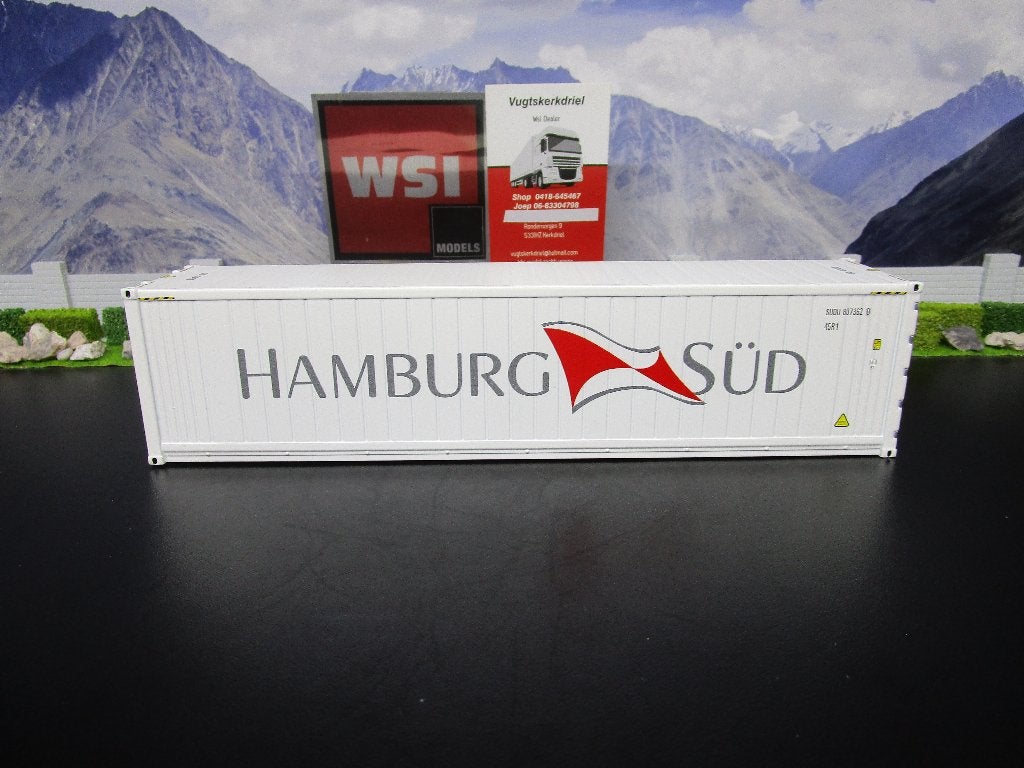 Wsi 04-2198 Premium Line, 40FT Reefer Container Hamburg Sud, Hobby en Vrije tijd, Modelauto's | 1:50, Ophalen, Nieuw, Bus of Vrachtwagen