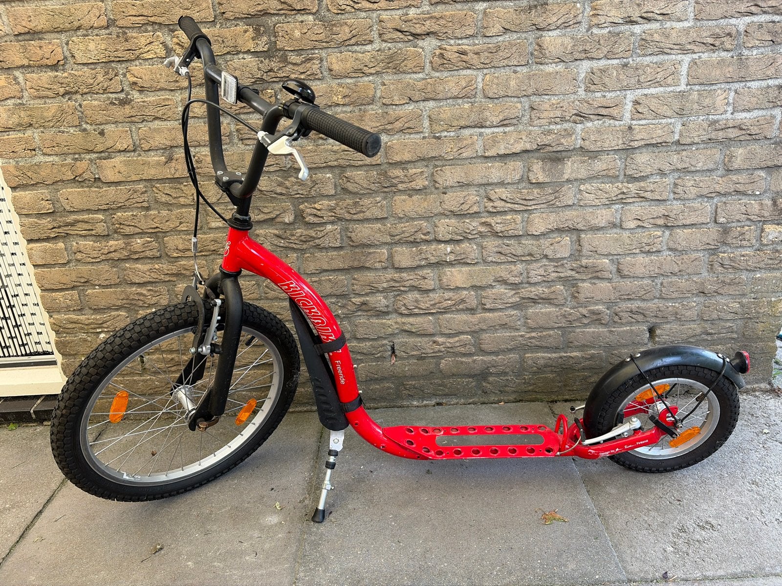 Kickbike Freeride Step - Rood, Fietsen en Brommers, Steps, Gebruikt, Kickbike, Ophalen