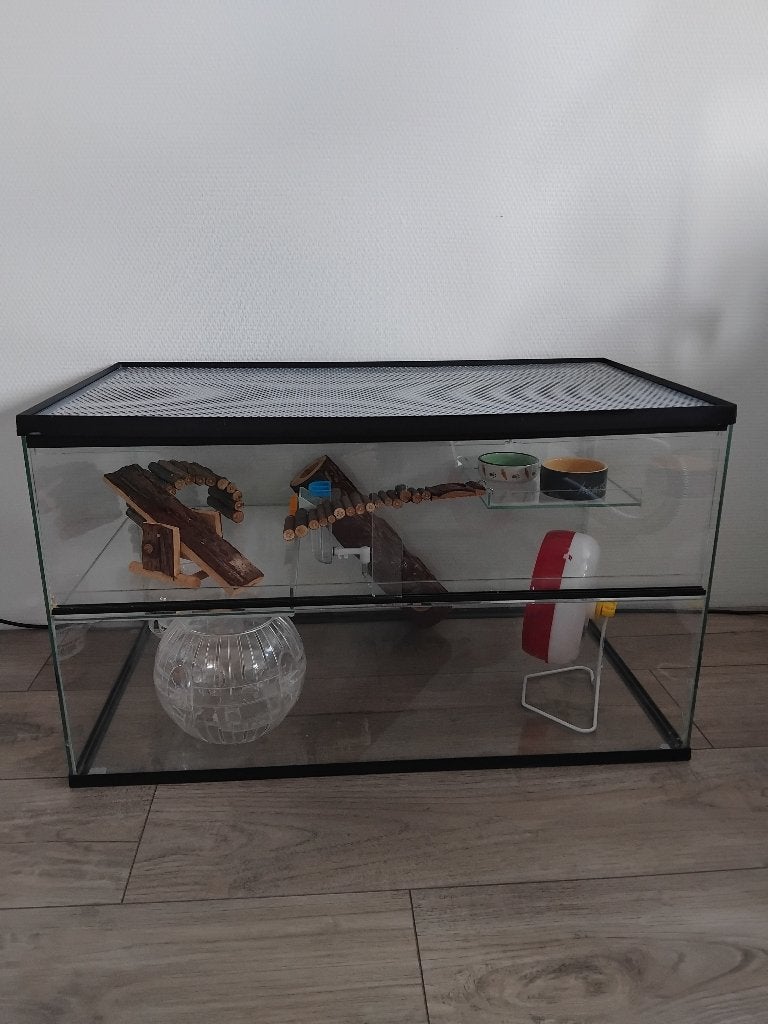 hamsterkooi knaagdierenkooi met accesoires, Gebruikt, Minder dan 75 cm, Hamster, Hok
