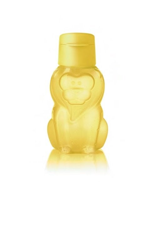 Tupperware Ecofles Leeuw Geel 350 ml Nieuw, BPA-vrij, Geel, Beker of Kan, Nieuw
