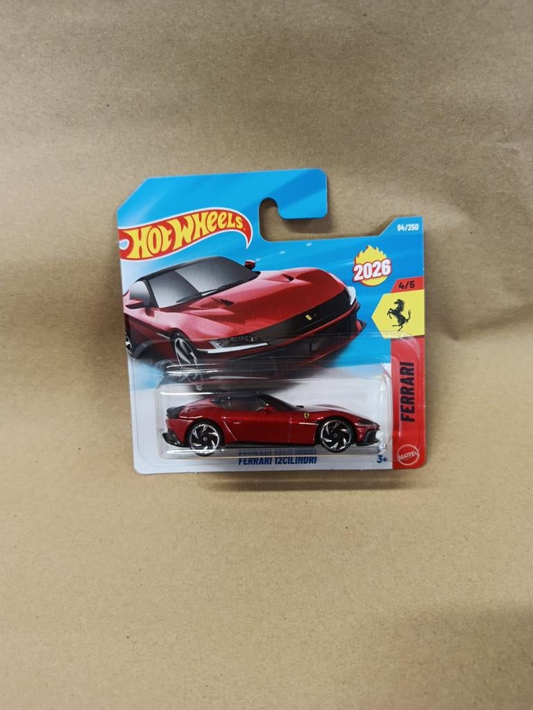 Hotwheels Ferrari 12cilindri, Ophalen of Verzenden, Nieuw, Auto