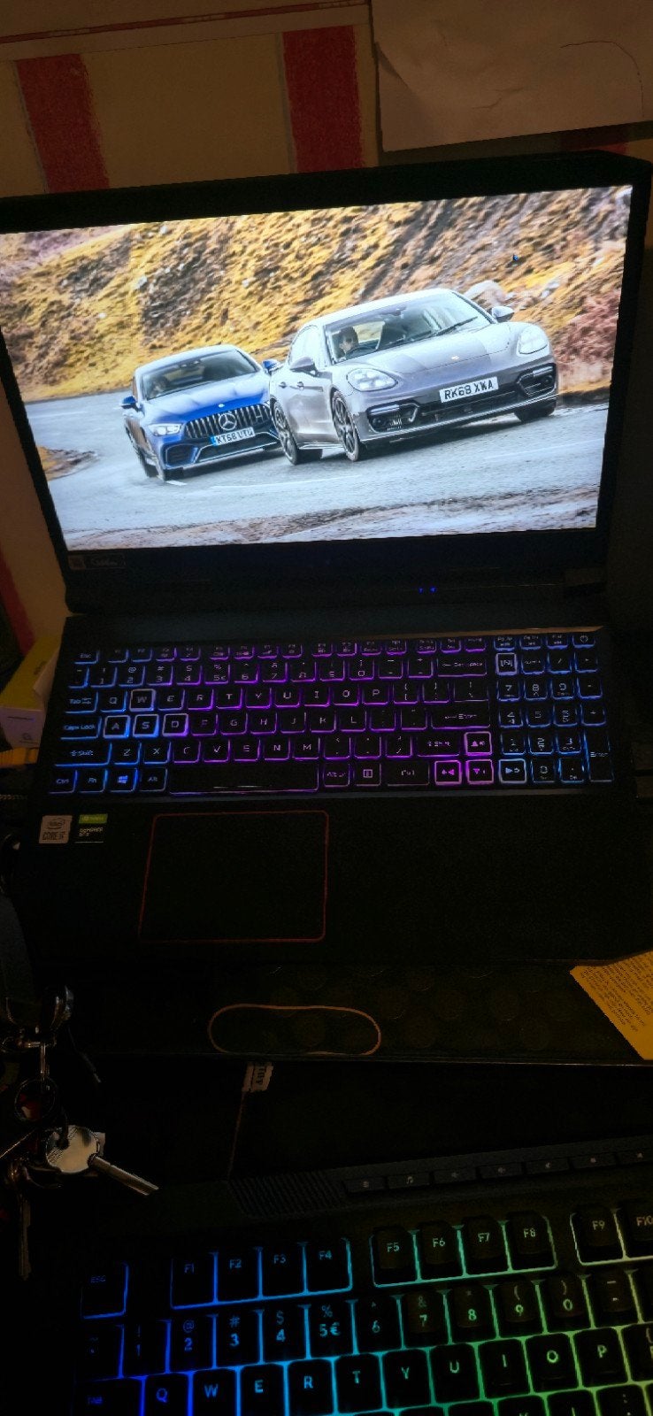 Acer Nitro AN515-55 Gaming Laptop - Intel Core i7, GTX, Gebruikt, Met videokaart, 2 tot 3 Ghz, 8 GB