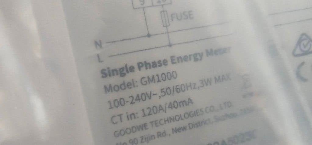 NIEUW: Goodwe Smart Meter GM1000 met CTA stroomsensor, Ophalen of Verzenden, Nieuw, Overige merken, Overige typen