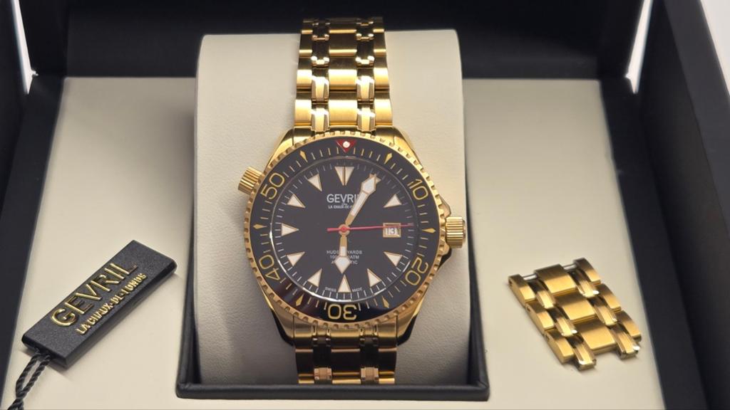 Gevril Hudson Yards Limited edition swiss made, Ophalen of Verzenden, Zo goed als nieuw, Polshorloge, Overige merken