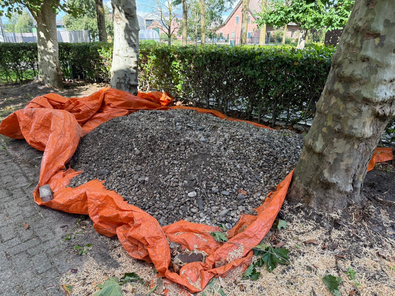 Grind, Tuin en Terras, Ophalen, Gebruikt, Grijs, Grind