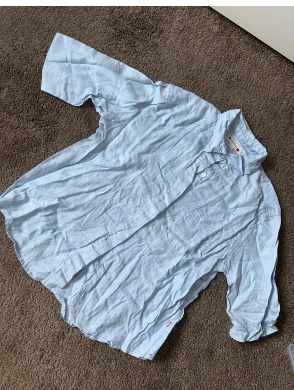 Jackpot lichtblauwe blouse - Maat 34/36, Ophalen of Verzenden, Zo goed als nieuw, Maat 34 (XS) of kleiner, Blauw