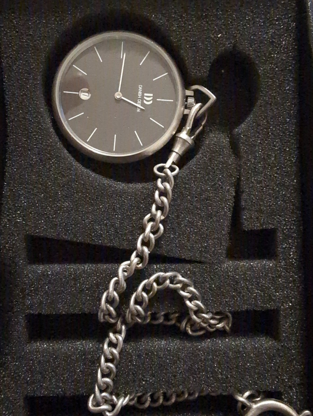Zakhorloge Danish Design, Sieraden, Tassen en Uiterlijk, Horloges | Antiek, Overige merken, Zakhorloge, Staal, Verzenden