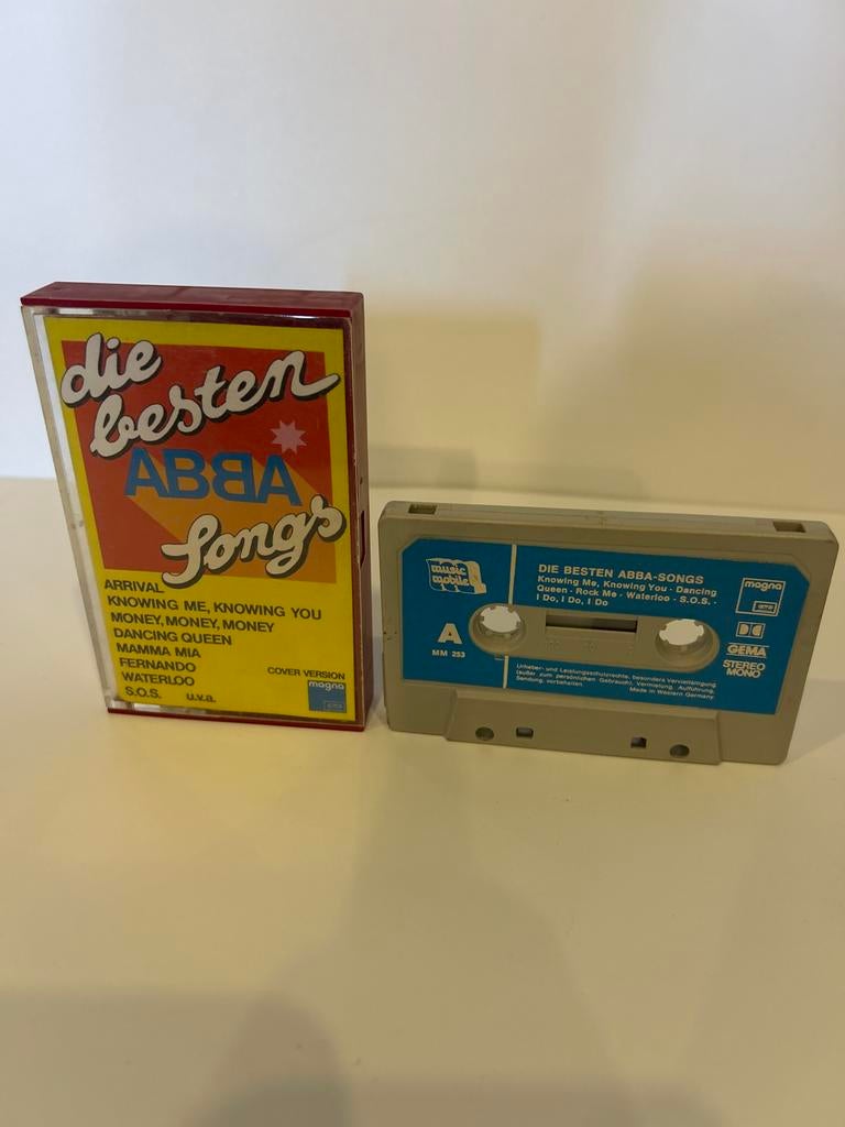 ABBA - Die Besten ABBA-Songs Cassettebandje (Cover Version), Gebruikt, 1 bandje, Ophalen of Verzenden, Voorbespeeld