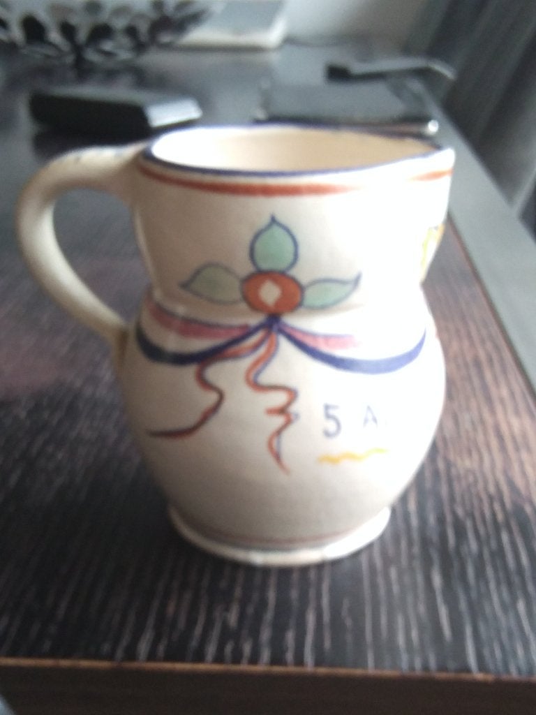 Herdenkings kannetje geboorte prinses irene, Ophalen of Verzenden, Gebruikt, Nederland, Servies