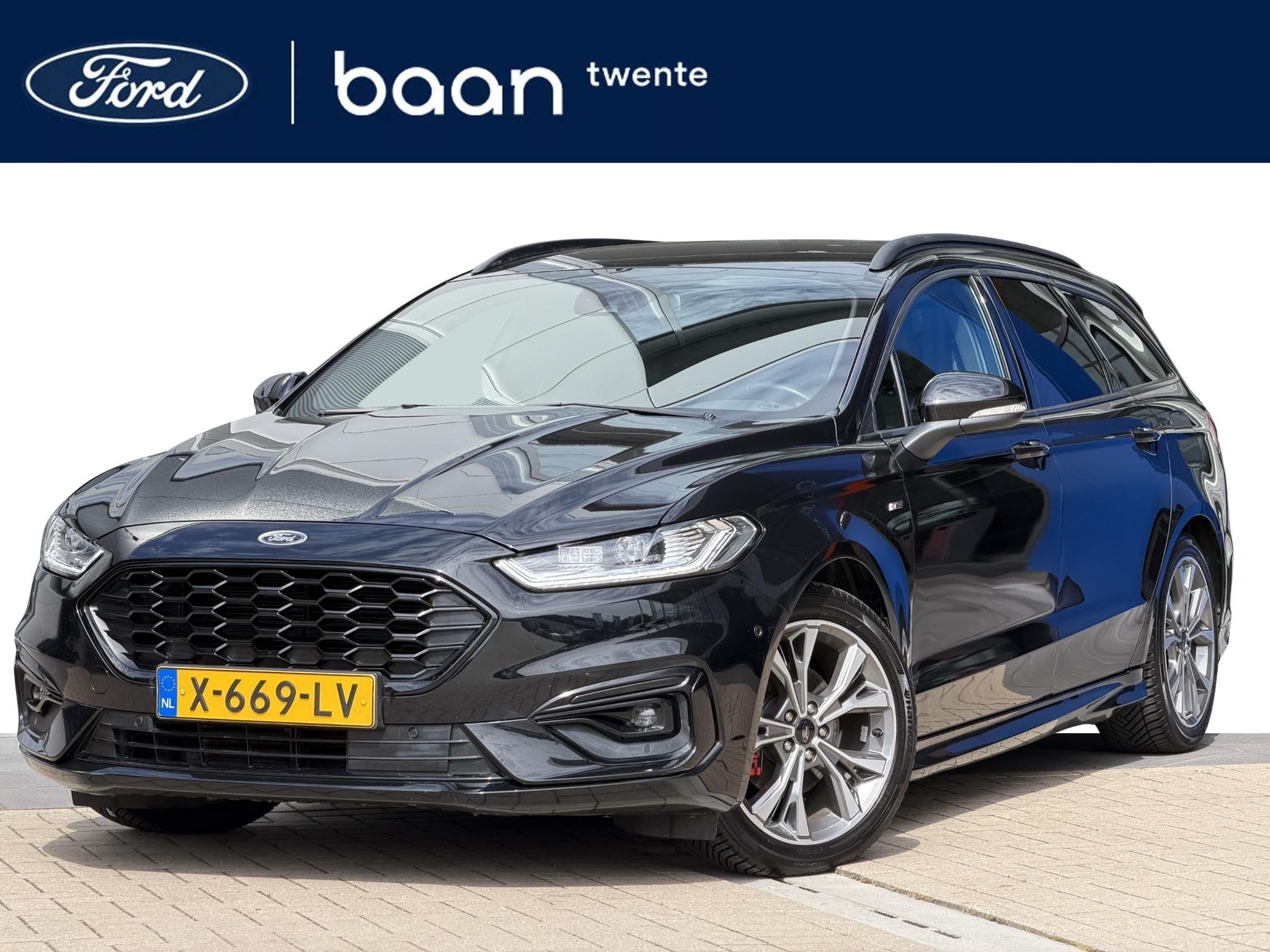 Ford Mondeo Wagon 2.0 IVCT HEV ST-Line, Auto's, Gebruikt, 4 cilinders, Leder en Stof, Hybride Elektrisch/Benzine