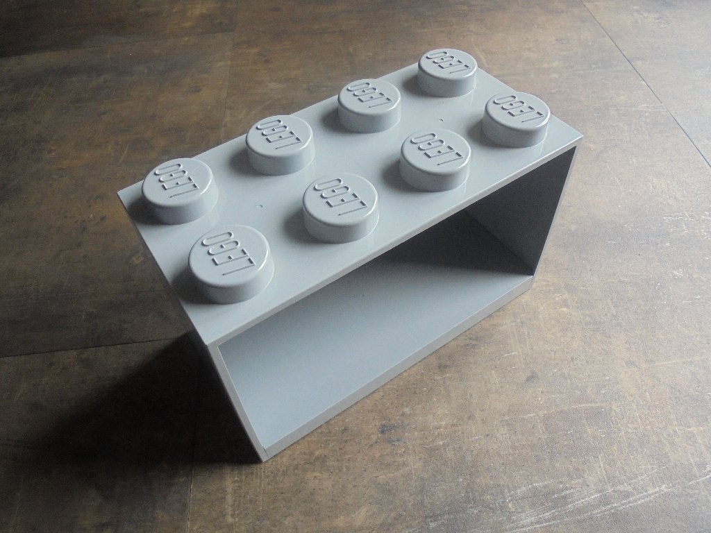 Lego Storage Brick Shelf 8 Knobs (zie foto's), Ophalen of Verzenden, Gebruikt, Lego