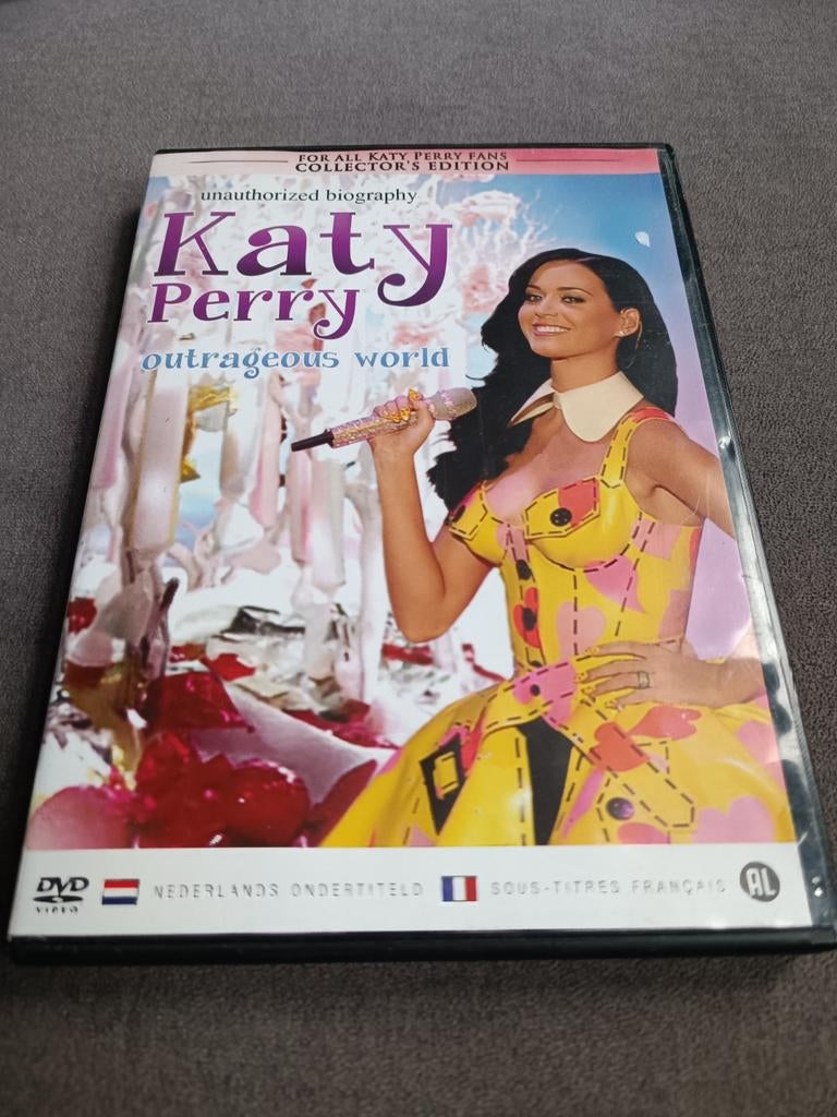 Katy Perry outrageous world - dvd, Alle leeftijden, Ophalen of Verzenden, Zo goed als nieuw