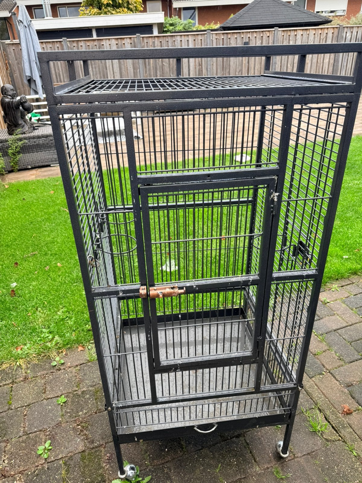 Mooie vogelkooi Strong Villa Helios, Dieren en Toebehoren, Ophalen, Gebruikt, Metaal, Vogelkooi