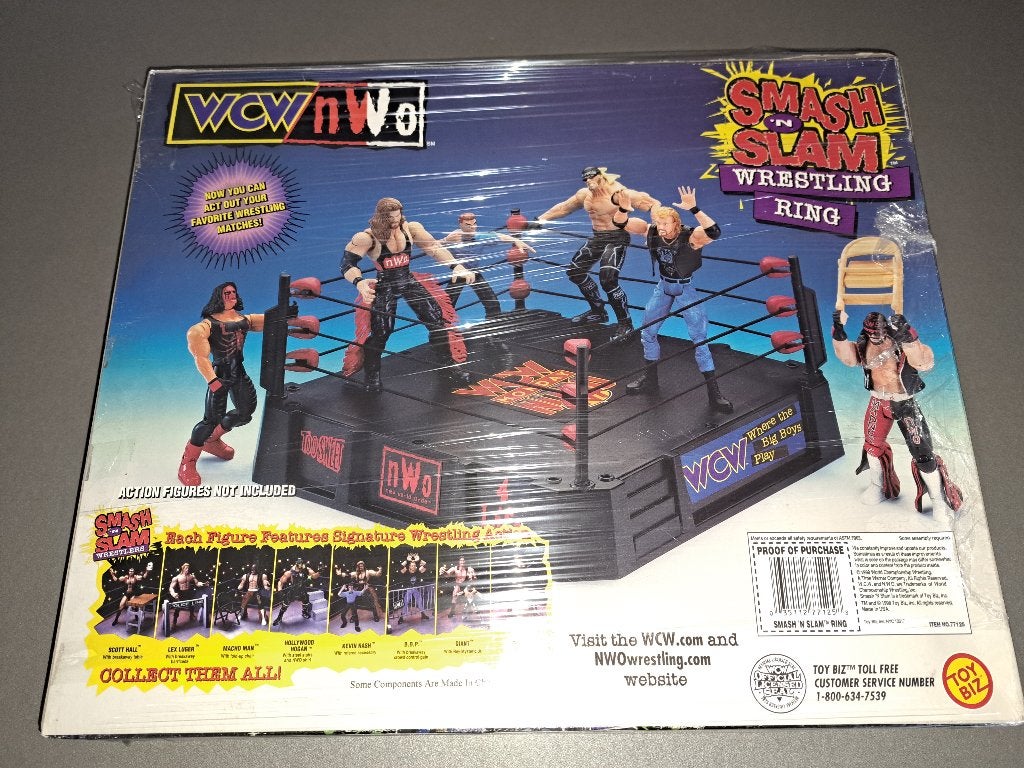 WCW / NWO WRESTLING SMASH N SLAM WRESTLING RING 1998, Ophalen of Verzenden, Zo goed als nieuw