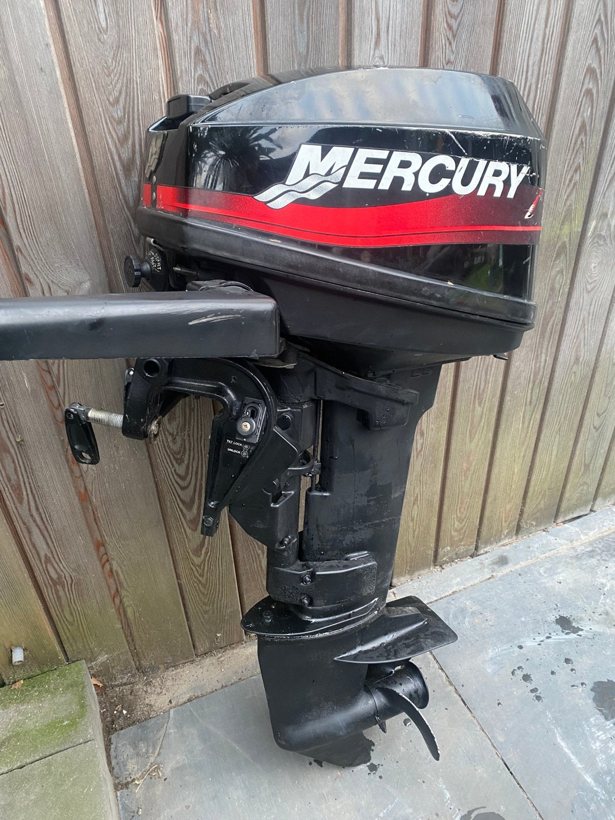 Mercury 6 pk kortstaart op knuppel, Ophalen of Verzenden, Zo goed als nieuw