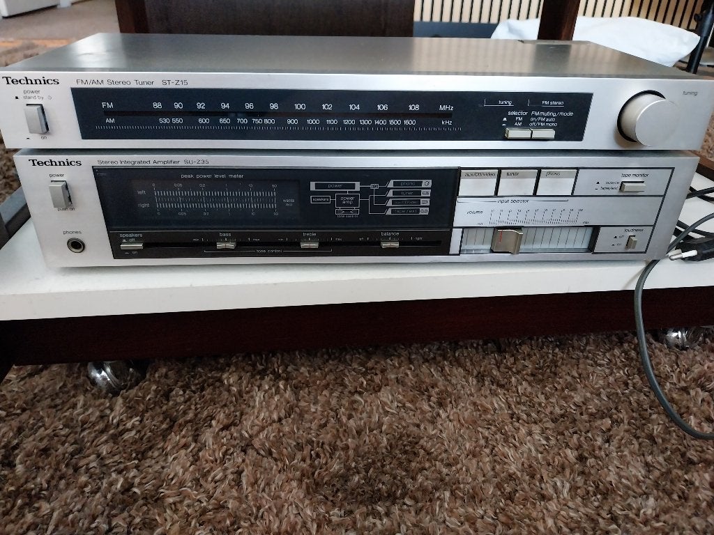 Technics stereo set 1984, Gebruikt, Tuner of Radio, Losse componenten, Ophalen