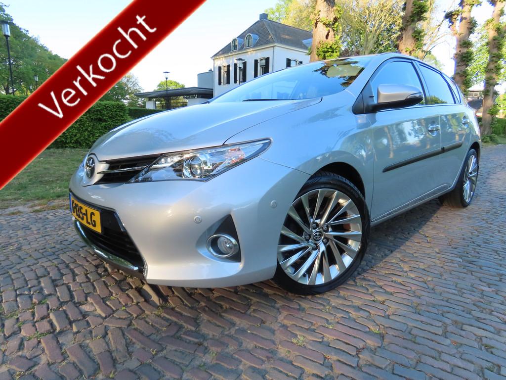 Toyota Auris 1.6 Aspiration Ecc Cruisecontrol Navigatie Acht, Auto's, Toyota, Voorwielaandrijving, Euro 5, Gebruikt, Zwart