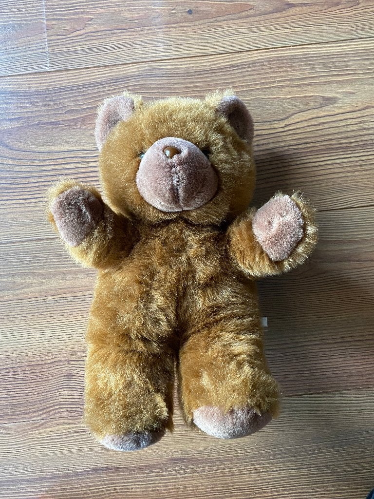 Knuffel Bruine Beer Zacht 40 cm, Gebruikt, Beer, Ophalen of Verzenden, Middelgroot (20 tot 80 cm)