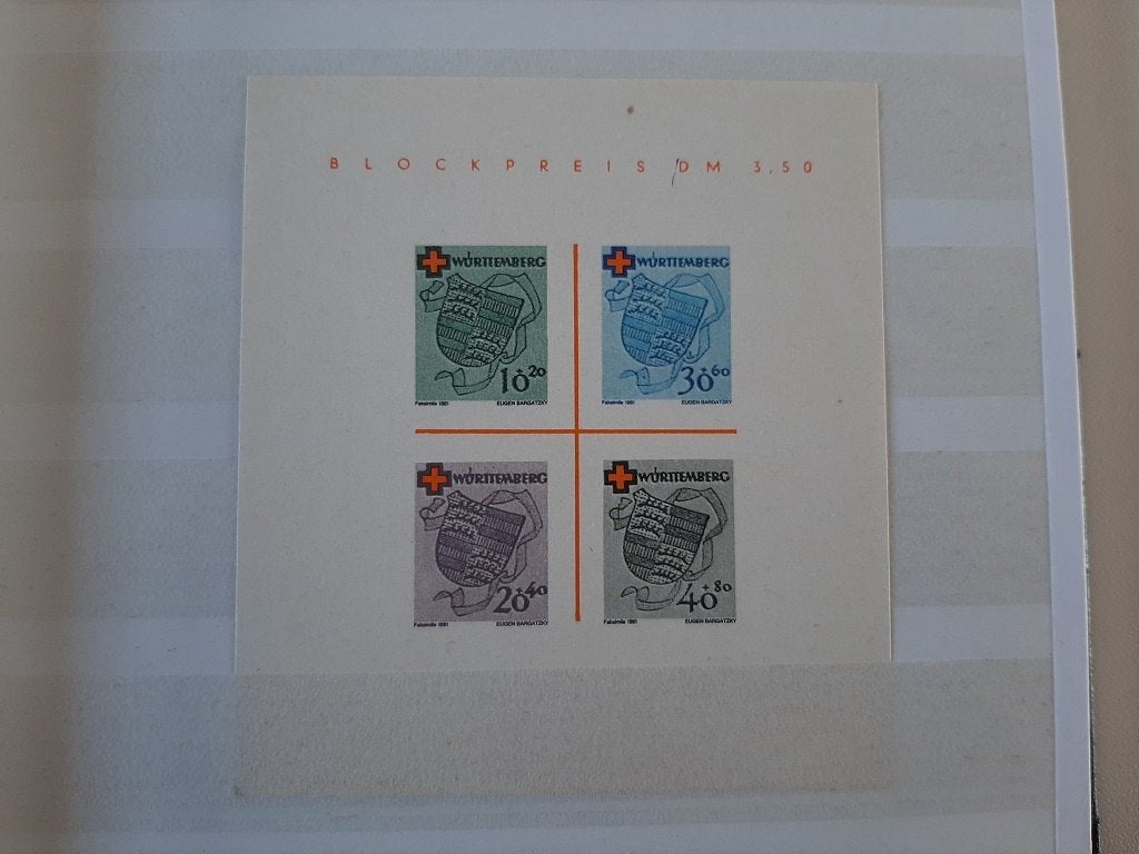 Duitsland 1981, Rode Kruis, Württemberg, Ophalen of Verzenden, BRD, Postfris