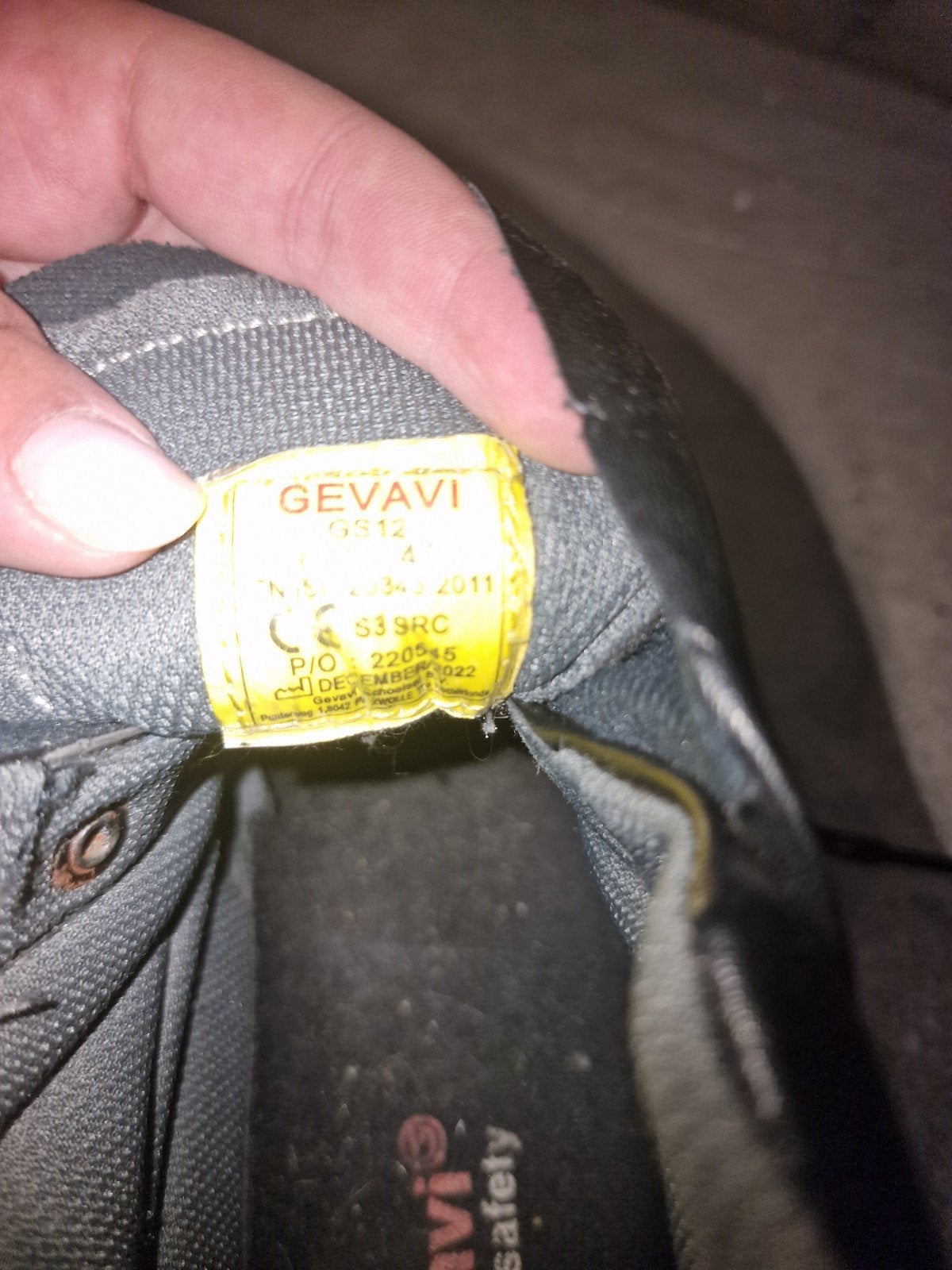 Gevavi S3 SRC Veiligheidsschoenen - Gebruikt, Ophalen, Gebruikt