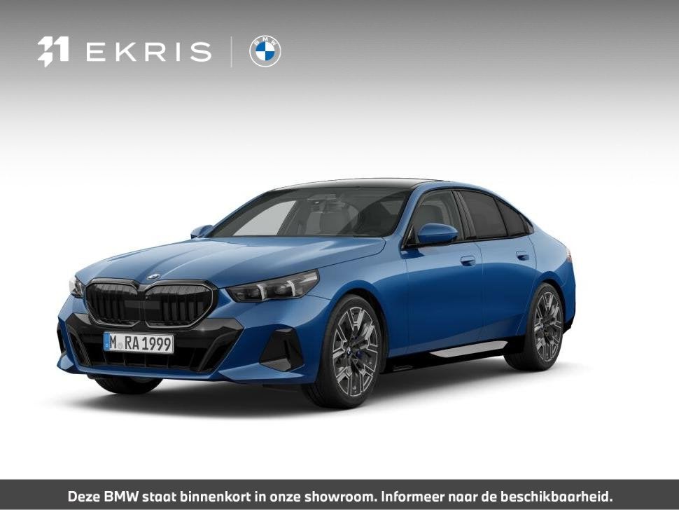 BMW 5-serie 520i High Executive | M Sportpakket Pro | Innova, Auto's, Automaat, 1998 cc, Blauw, Bedrijf