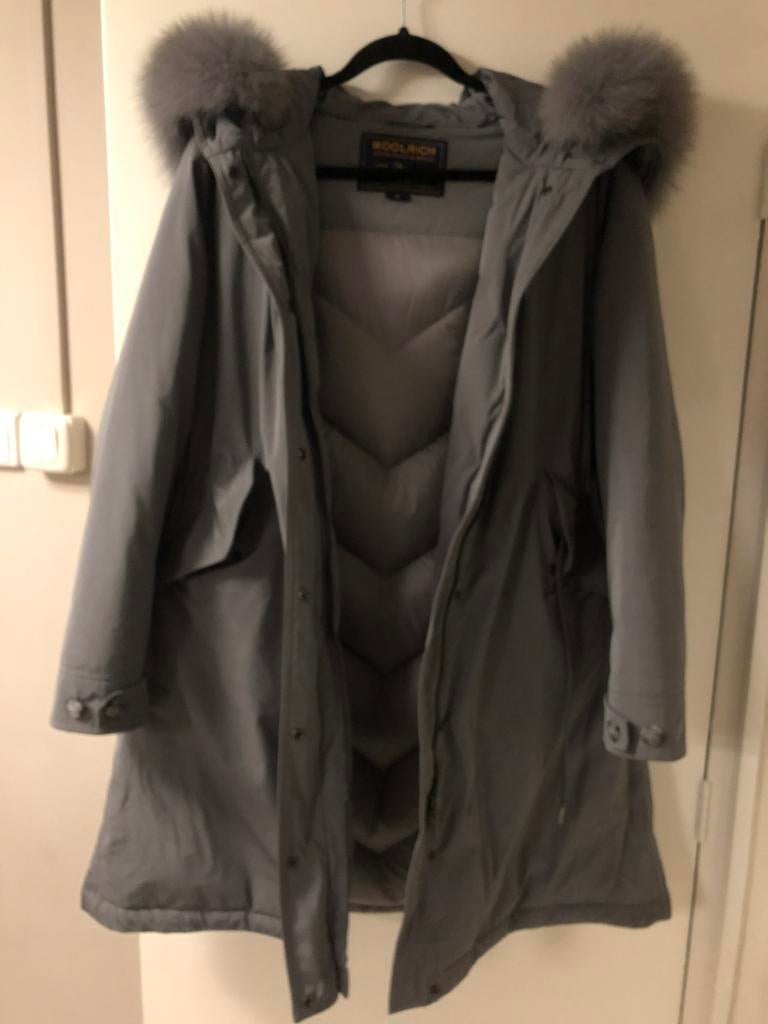 Woolrich jas, Kleding | Dames, Jassen | Winter, Ophalen, Zo goed als nieuw, Zwart