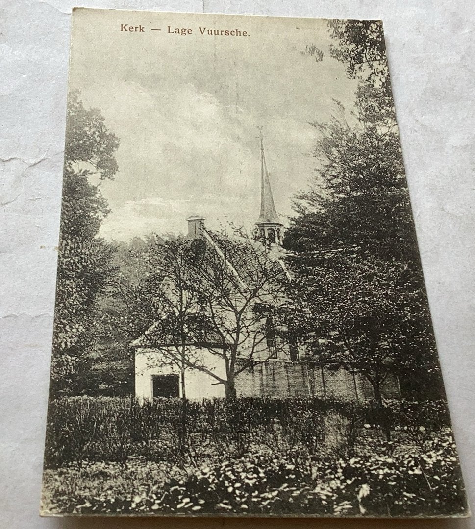 Lage Vuursche Kerk Lage Vuursche - 1941, Ophalen of Verzenden, 1940 tot 1960, Gelopen, Utrecht